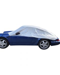 Porsche 911 (993) whaletail spoiler (1993-1997) half size car cover with mirror pockets