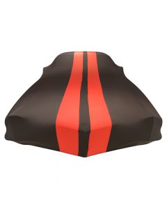 Housse intérieur Corvette C8 Black with red striping