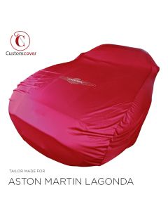 Custom tailored indoor car cover Aston Martin Lagonda Bordeaux print included