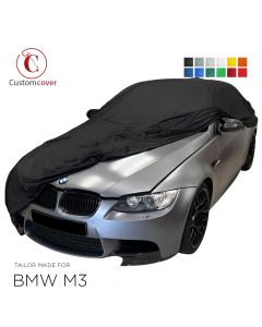 Housse voiture sur-mesure intérieur BMW M3 avec poches de rétroviseurs