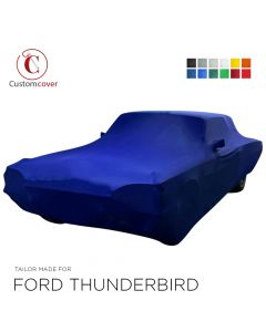 Custom tailored indoor car cover Ford Thunderbird with mirror pockets