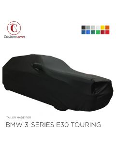 Custom tailored indoor car cover BMW 3-Series (e30) Touring with mirror pockets