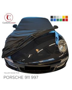 Custom tailored indoor car cover Porsche 911 (997) with mirror pockets