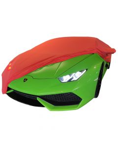 Indoor autohoes Lamborghini Huracan met spiegelzakken