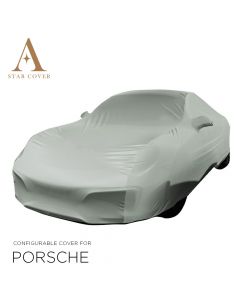 Custom tailored indoor car cover Porsche 918 Spyder with mirror pockets