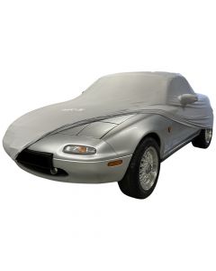 Indoor car cover Mazda MX-5 NA with mirror pockets and print