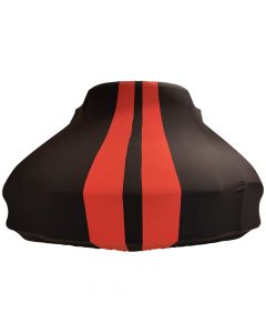 Indoor car cover Toyota Carina II Limousine black with red striping