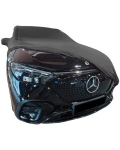 Indoor car cover Mercedes-Benz EQE SUV with mirror pockets