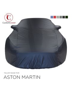 Custom tailored outdoor car cover Aston Martin Virage with mirror pockets