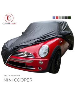 Custom tailored outdoor car cover Mini Cooper with mirror pockets