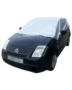 Citroen C2 (2003-2009) half size car cover with mirror pockets