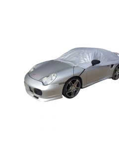 Porsche 911 (996) no spoiler (1997-2004) half size car cover with mirror pockets