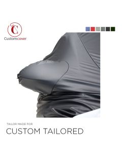 Custom tailored outdoor car cover Jaguar XJ with mirror pockets