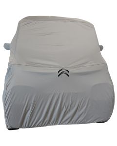 Outdoor car cover Citroen Ami grey with mirror pockets and print