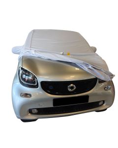 Outdoor car cover Smart ForTwo (C453) with mirror pockets and print