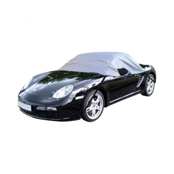 Half cover fits Porsche Boxster (987) 2004-2012 Compact car cover en route  or on the campsite