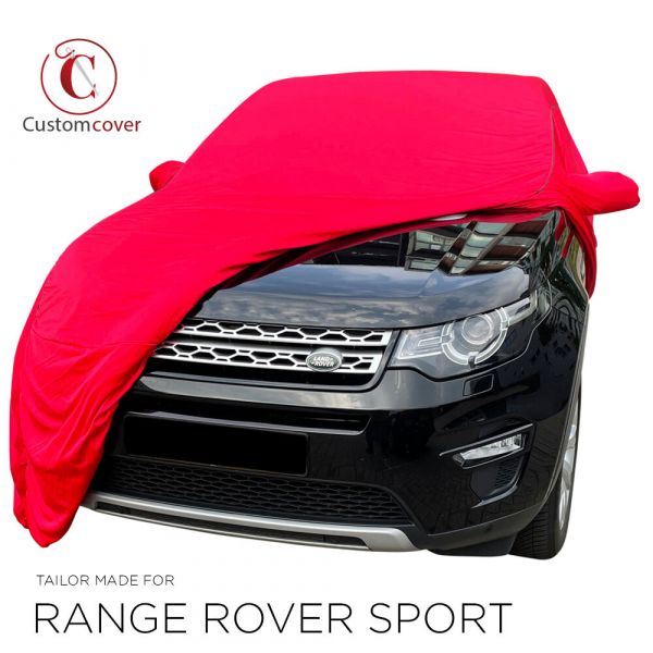Custom indoor car cover fits Land Rover Range Rover Sport Maranello Red now  $ 219 Limited stock, OEM quality car cover, Original fit cover