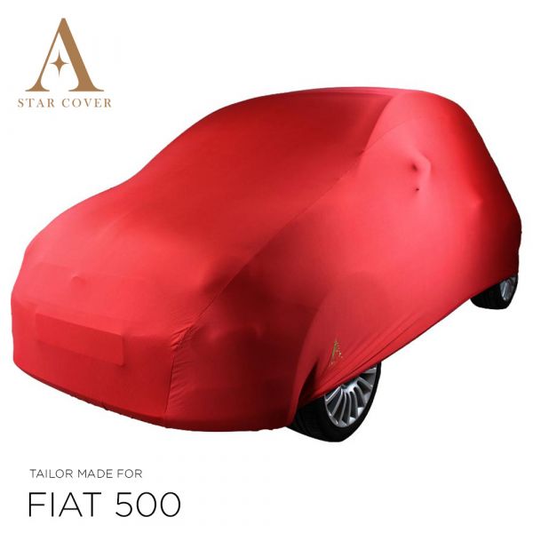  Star Cover indoor car cover fits Fiat 500 red with