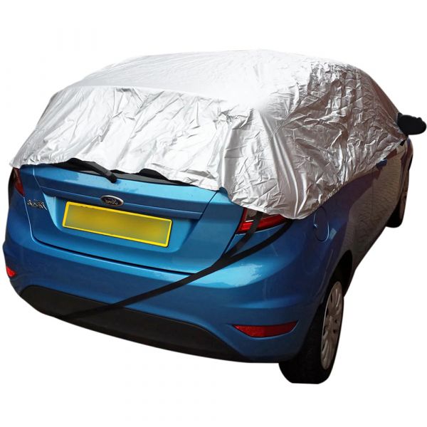 Half cover fits Ford Fiesta (6th gen) 2008-2017 Compact car cover en route  or on the campsite