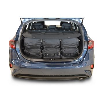 Set de sacs de voyage sur mesure pour Kia Cee'd (adjustable boot floor in lowest position) 2019-actuel