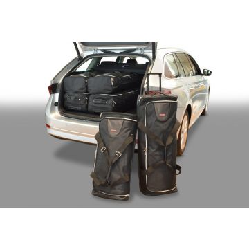  Travel bags tailor made for Skoda Octavia 4 Combi (NX) 2020-current Adjustable boot floor in highest position