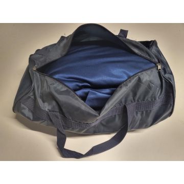 Custom tailored indoor car cover NSU Prinz TT/TTS Blue with mirror pockets and print