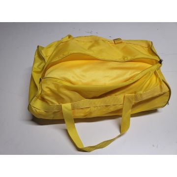 Custom tailored indoor car cover Renault Megane 2-Series  Cabrio Yellow with mirror pockets and black piping and print