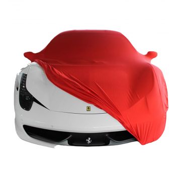 Indoor autohoes Ferrari 458 met spiegelzakken