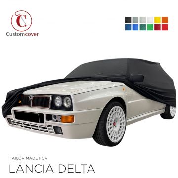 Custom  tailored indoor car cover Lancia Delta with mirror pockets 