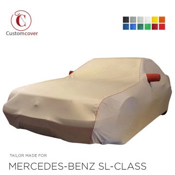 Custom tailored indoor car cover Mercedes-Benz SL-Class (R129) with mirror pockets