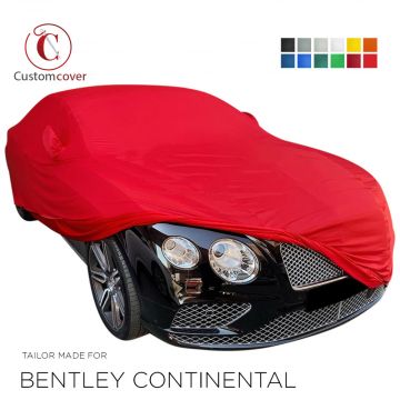 Telo copriauto da interno fatto su misura Bentley Continental con tasche per gli specchietti