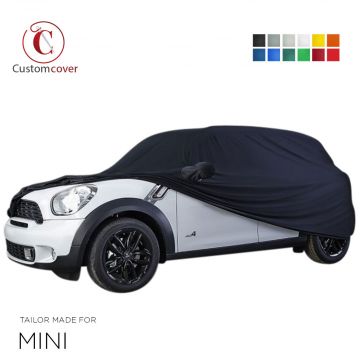 Custom tailored indoor car cover Mini Countryman with mirror pockets