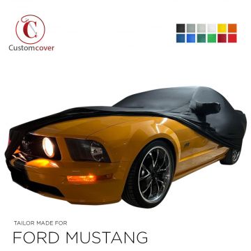 Custom tailored indoor car cover Ford Mustang 5 with mirror pockets