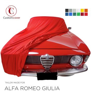 Custom tailored indoor car cover Alfa Romeo Giulia