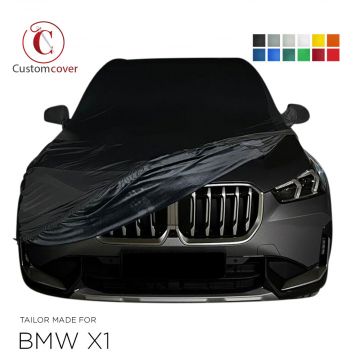 Telo copriauto da interno fatto su misura BMW X1 con tasche per gli specchietti