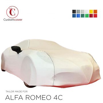 Custom tailored indoor car cover Alfa Romeo 4C