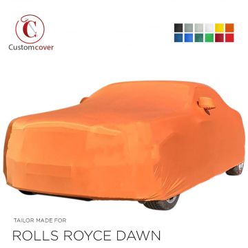 Custom tailored indoor car cover Rolls Royce Dawn with mirror pockets