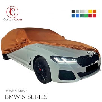 Telo copriauto da interno fatto su misura BMW 5-Series con tasche per gli specchietti
