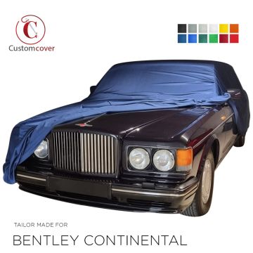 Custom tailored indoor car cover Bentley Continental Mk2 with mirror pockets