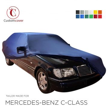 Telo copriauto da interno fatto su misura Mercedes-Benz C-Class con tasche per gli specchietti