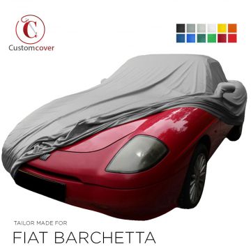 Maßgeschneiderte indoor Autoabdeckung Fiat Barchetta mit Spiegeltaschen