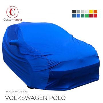 Custom tailored indoor car cover Volkswagen Polo with mirror pockets