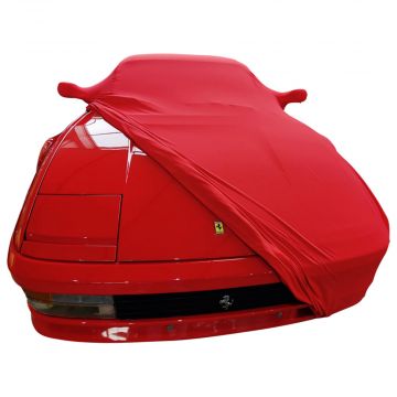 Indoor autohoes Ferrari Testarossa met spiegelzakken