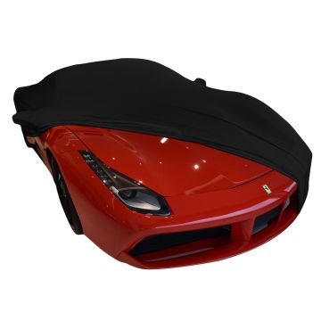 Indoor autohoes Ferrari 488 met spiegelzakken
