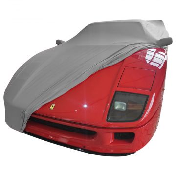 Indoor car cover Ferrari F40 with mirror pockets