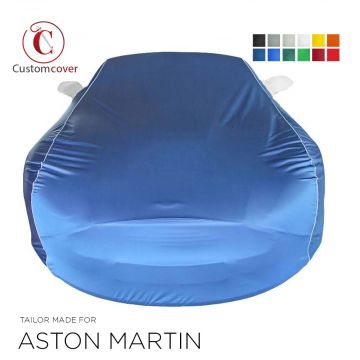 Custom tailored indoor car cover Aston Martin Virage with mirror pockets