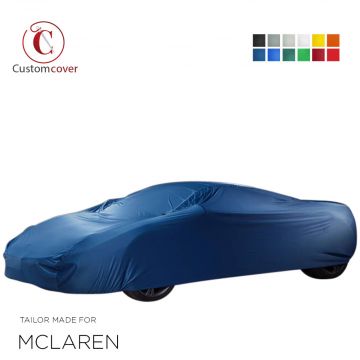 Custom tailored indoor car cover McLaren 600LT T13R  with mirror pockets