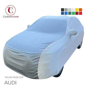 Custom tailored indoor car cover Audi Q3 with mirror pockets