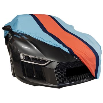 Indoor car cover Audi R8 Coupe Mk2 Gulf design