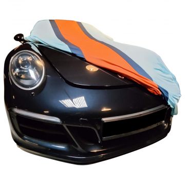 Indoor car cover Porsche 911 (991) Gulf Design